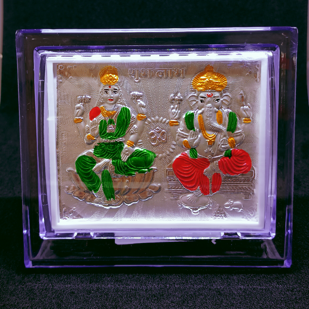 LAXMI GANESHA colorful 999 frame