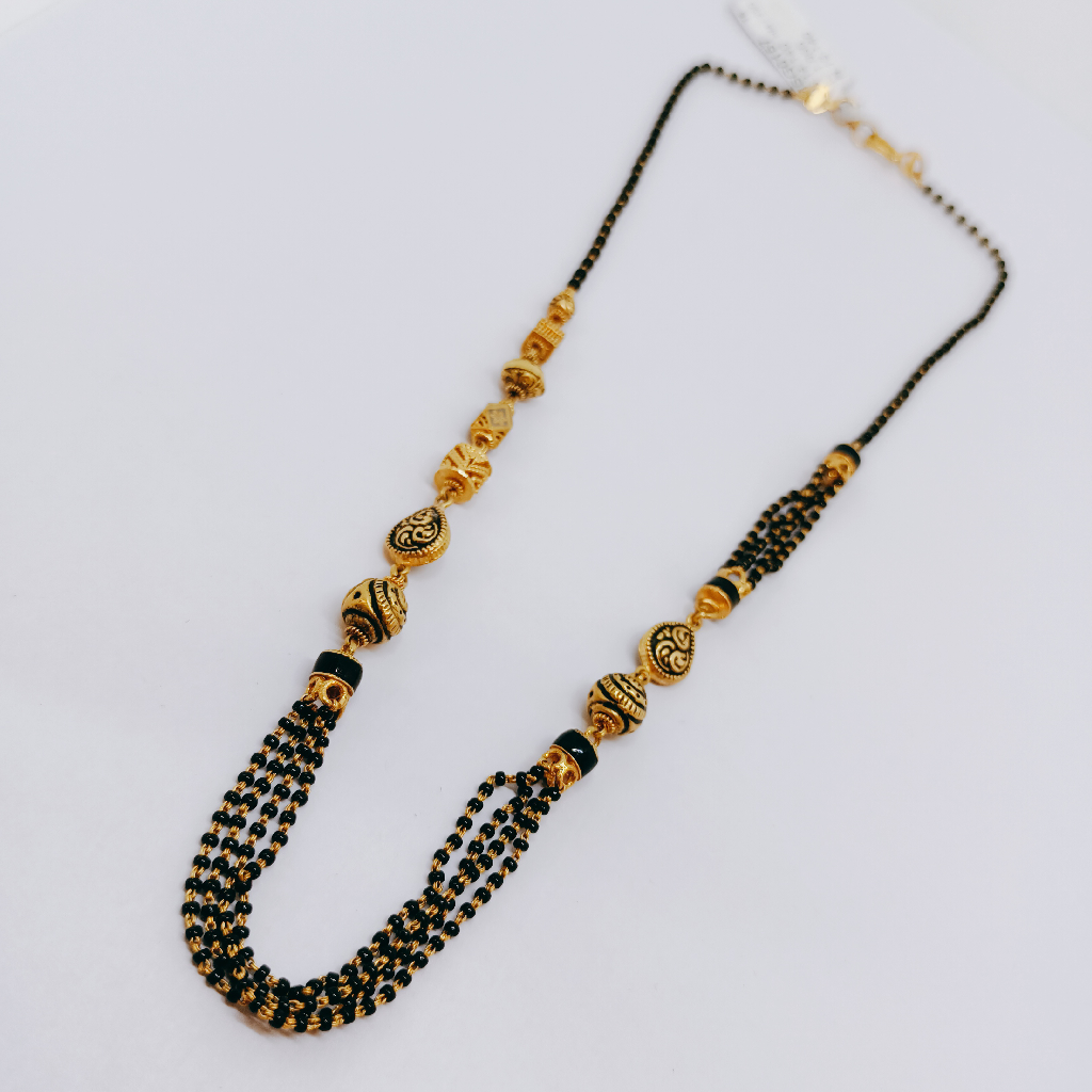 Antique gold mangalsutra
