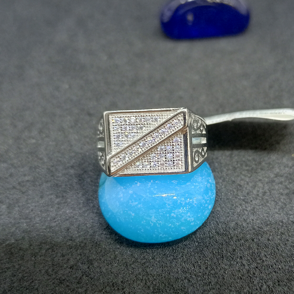 925 Silver Designer Gents Ring