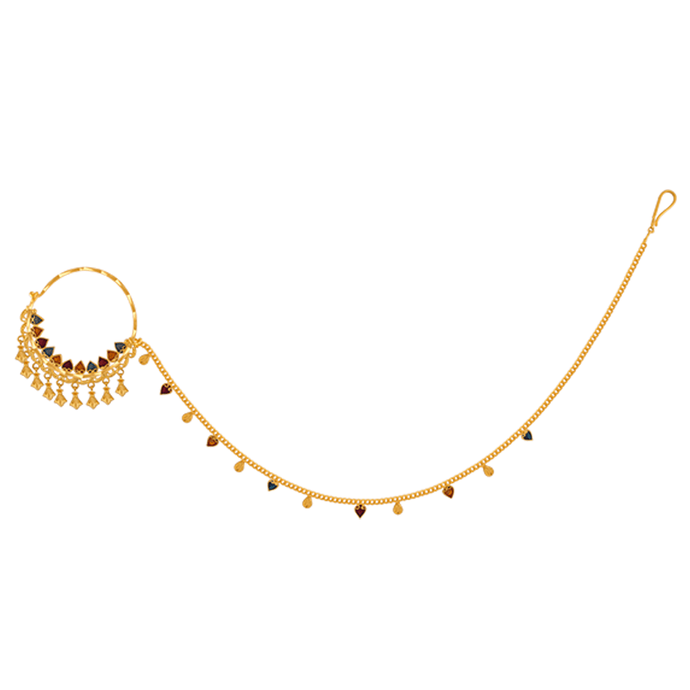 916 Gold Colorstone Nath