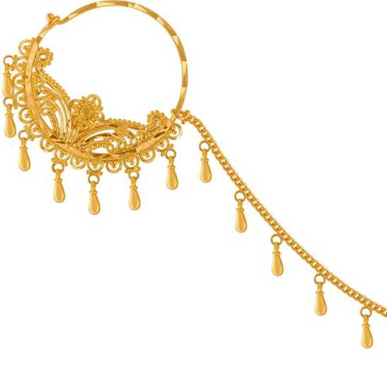 916 Gold Designer Nath