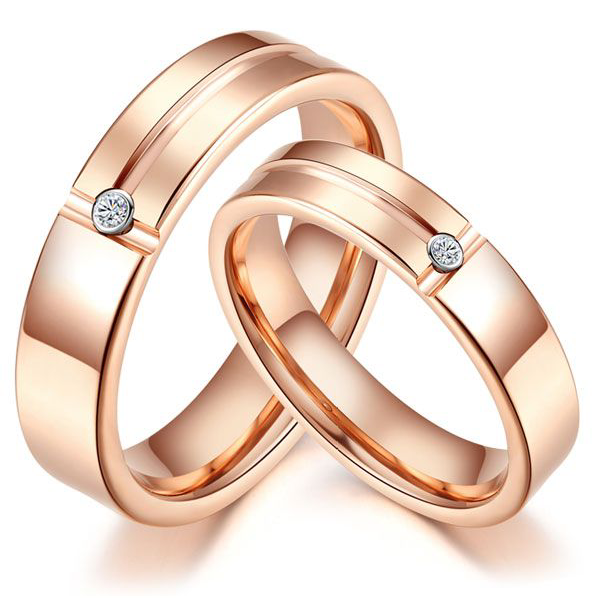 ROSE GOLD COUPLE RING