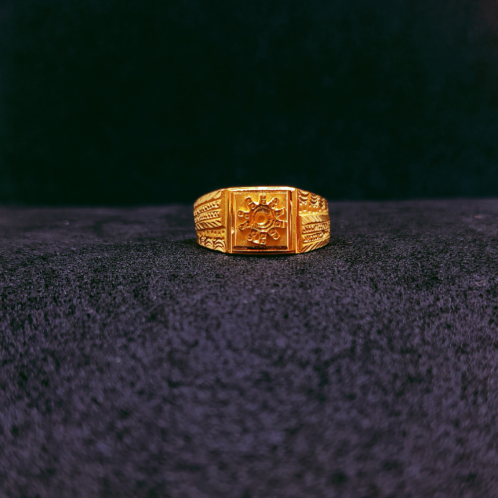 916 gold casting design ring