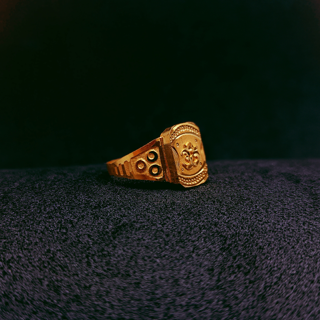 22k gold om ring