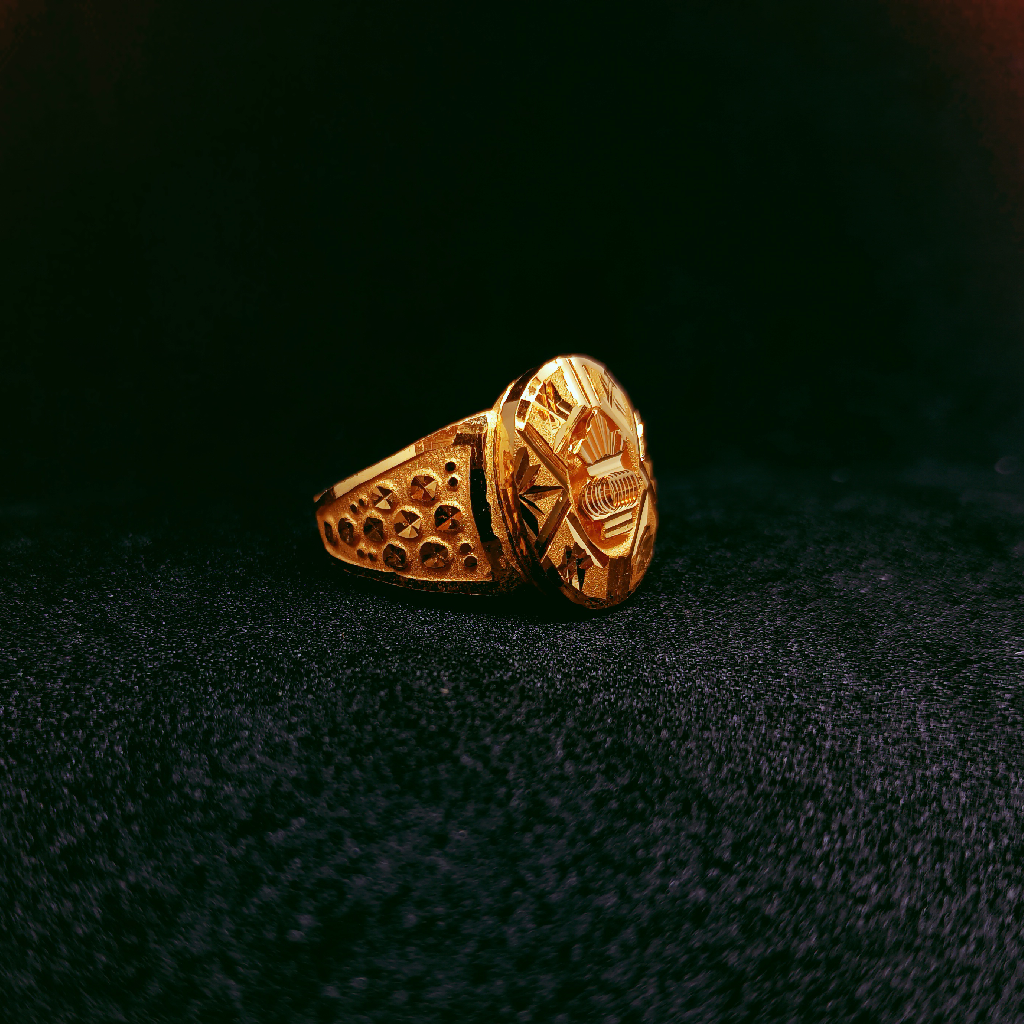 916 gold kumbha design Ring
