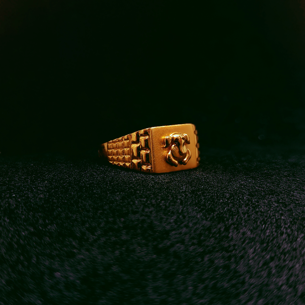 916 gold god of elephant design ring