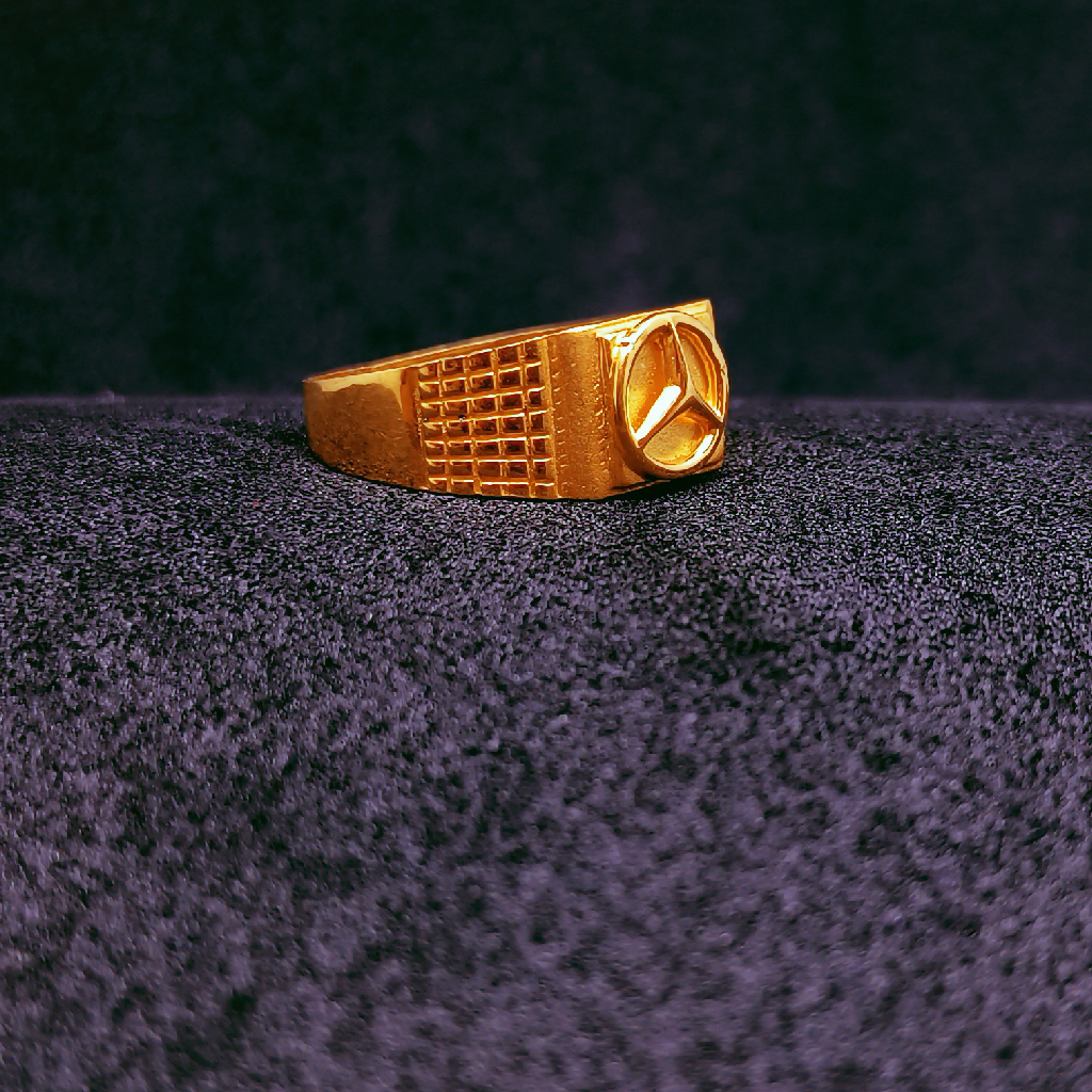 916 gold  mercedes icon ring