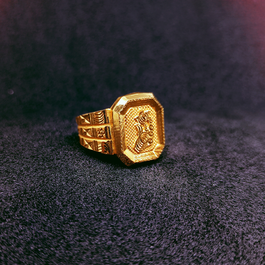 916 gold flower ring