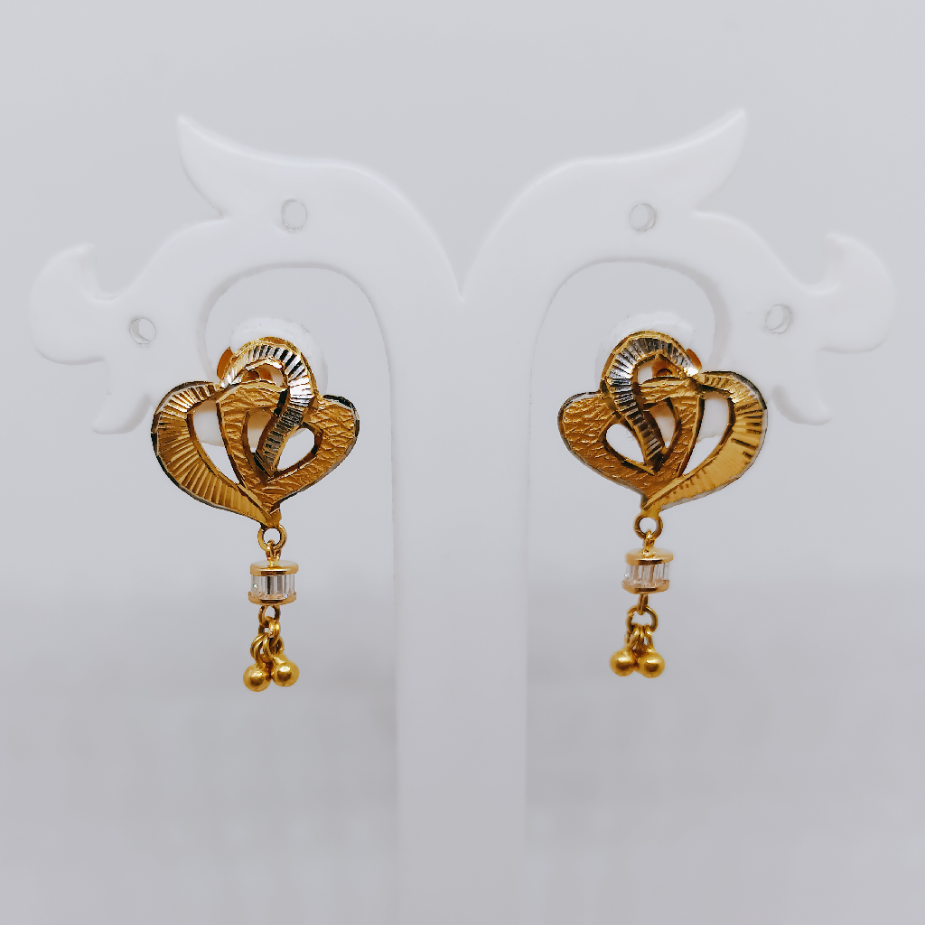 916 Gold Rhodium Plated Earrings