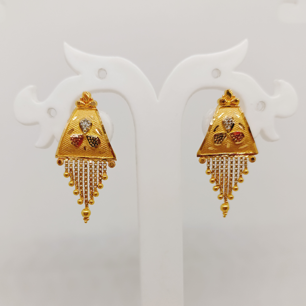 916 gold Delicate earrings