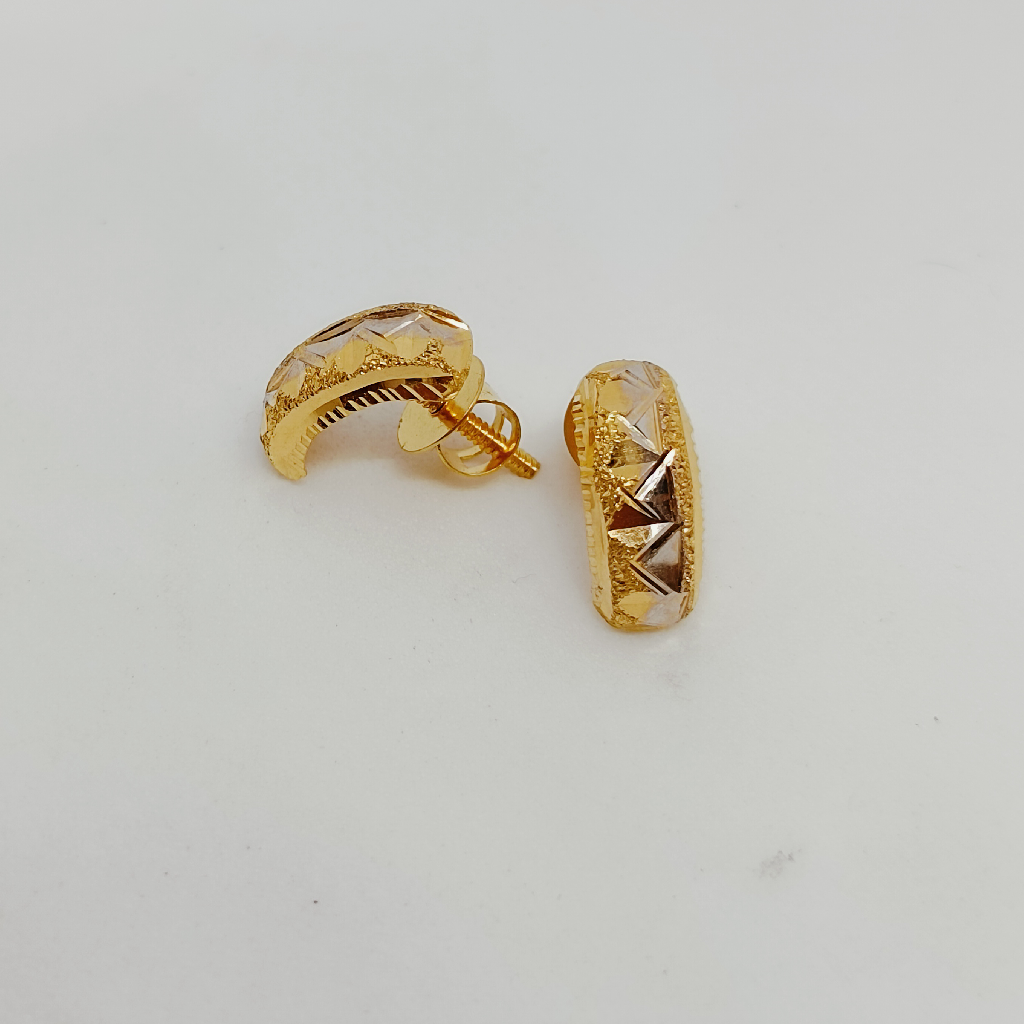 916 gold earrings for girls