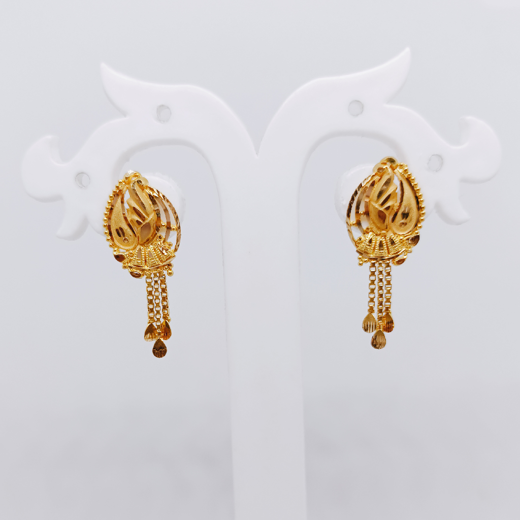 916 gold Earring for wedding gift