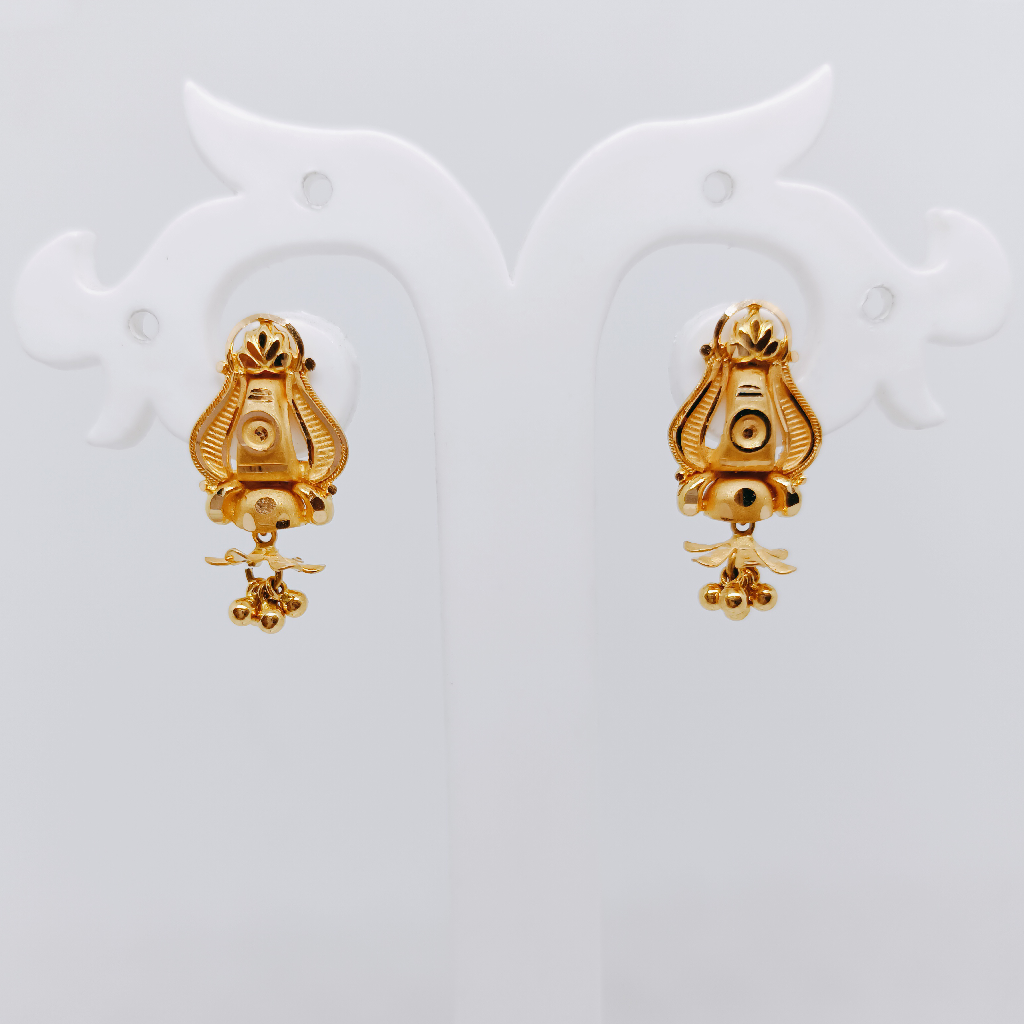 916 Gold Handmade Best Earrings For Girls
