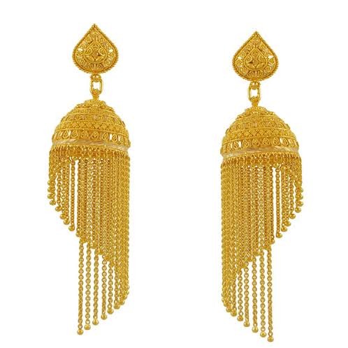 916 Gold Stylish Hanging Earrings GJ-E06