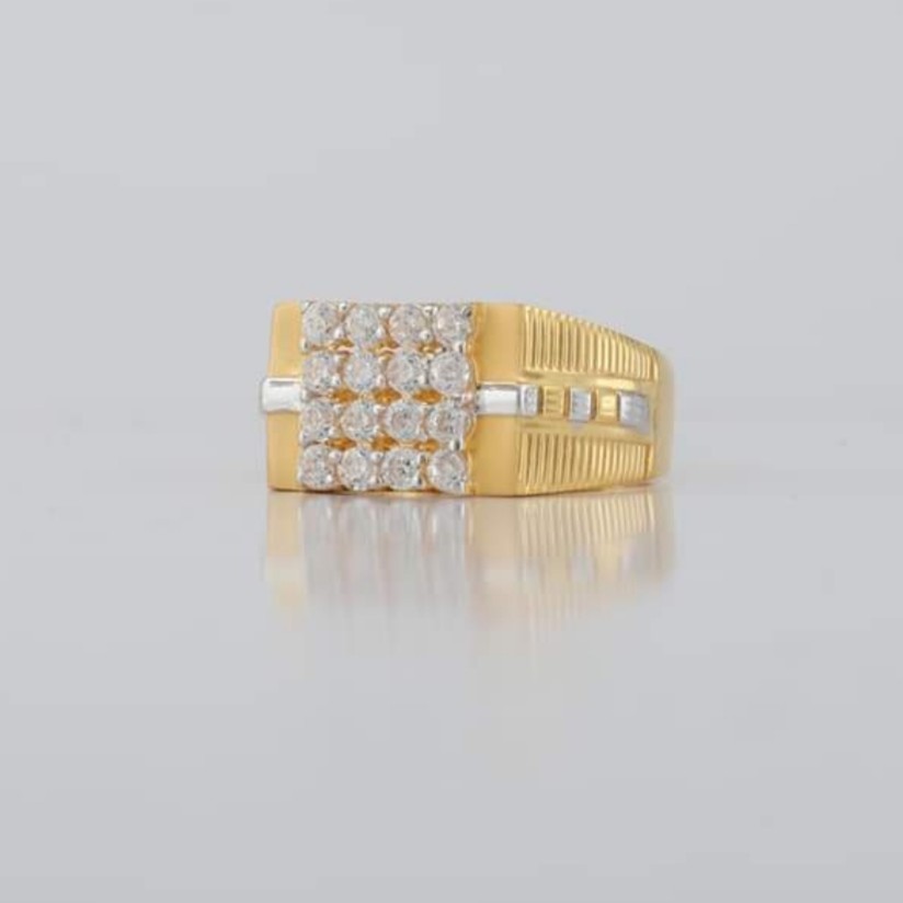 22KT/916 Yellow Gold Bryana Ring For Men