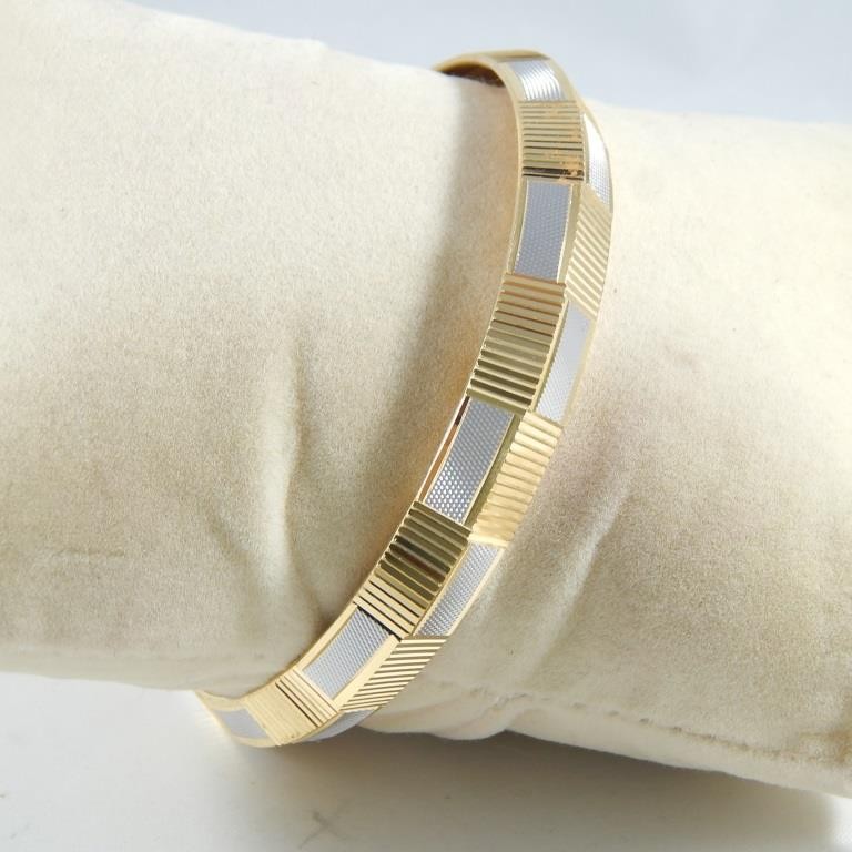 22KT Yellow Gold Alok Cross Rodiyam Brecelet For Men