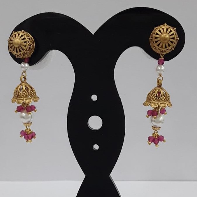 22KT Yellow Gold Eliseo Earrings For Women