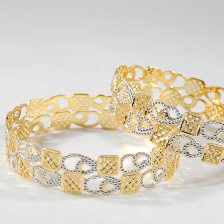 22kt Yellow Gold Doris Bangles For Women