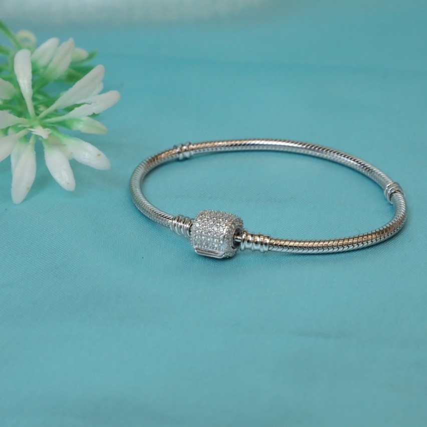92.5 Sterling Silver Pandora Moment Brecelet For Women
