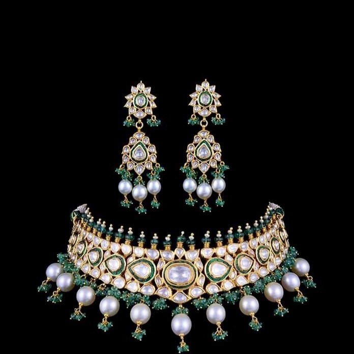 22KT Gold Heritage Necklace Set for Women
