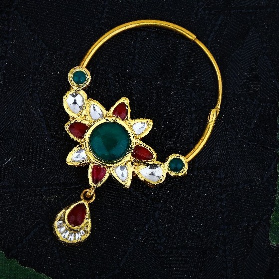 22KT Gold Nath With Judter