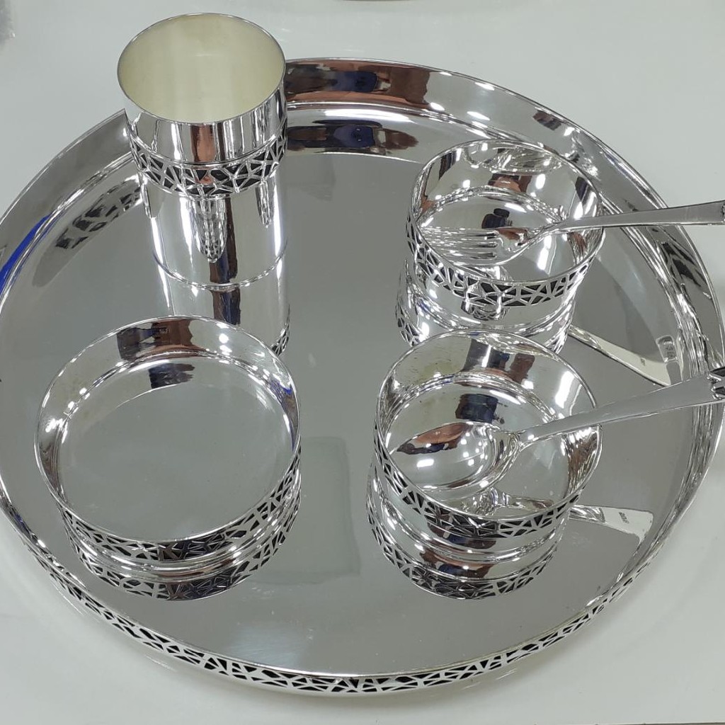 999 Silver Thali Wadki Spoon set PJ008