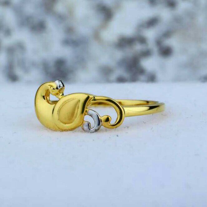 Fancy casting Peacock ladies ring 916