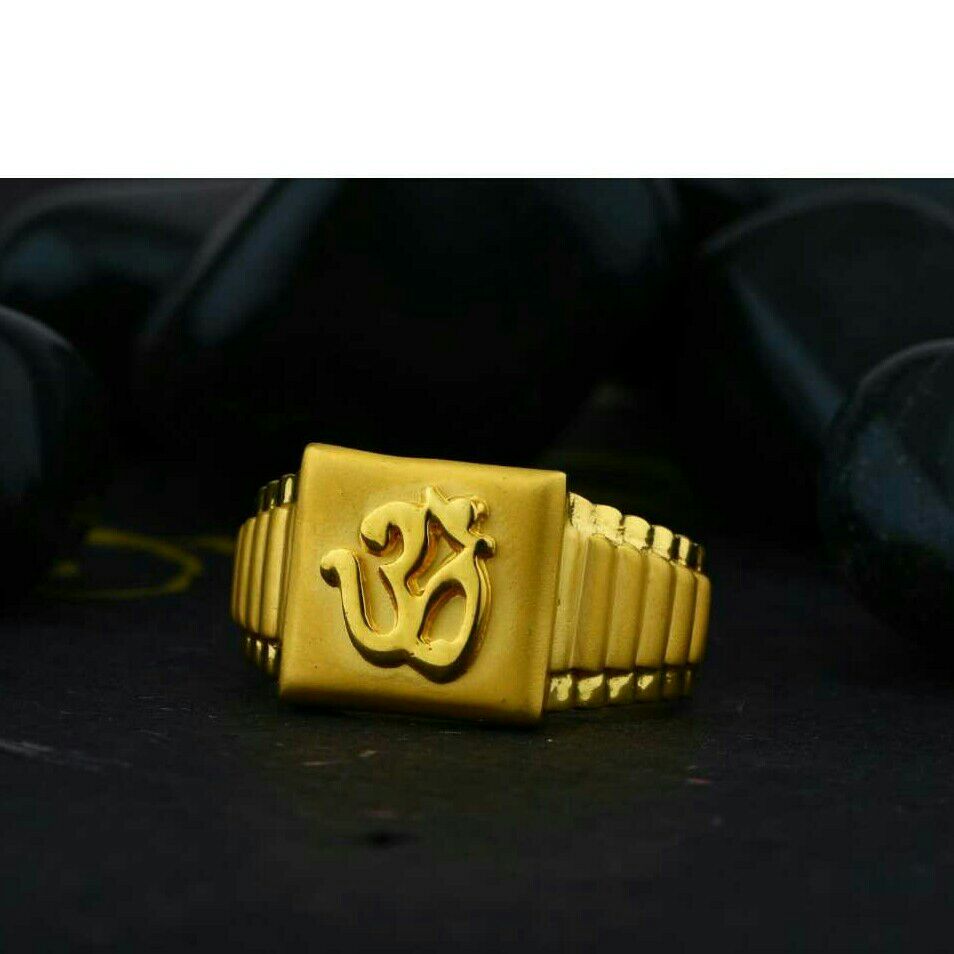 Exclusive palin Om  casting gents ring 916