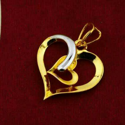 Heart Shape Palin Casting Pendent 916