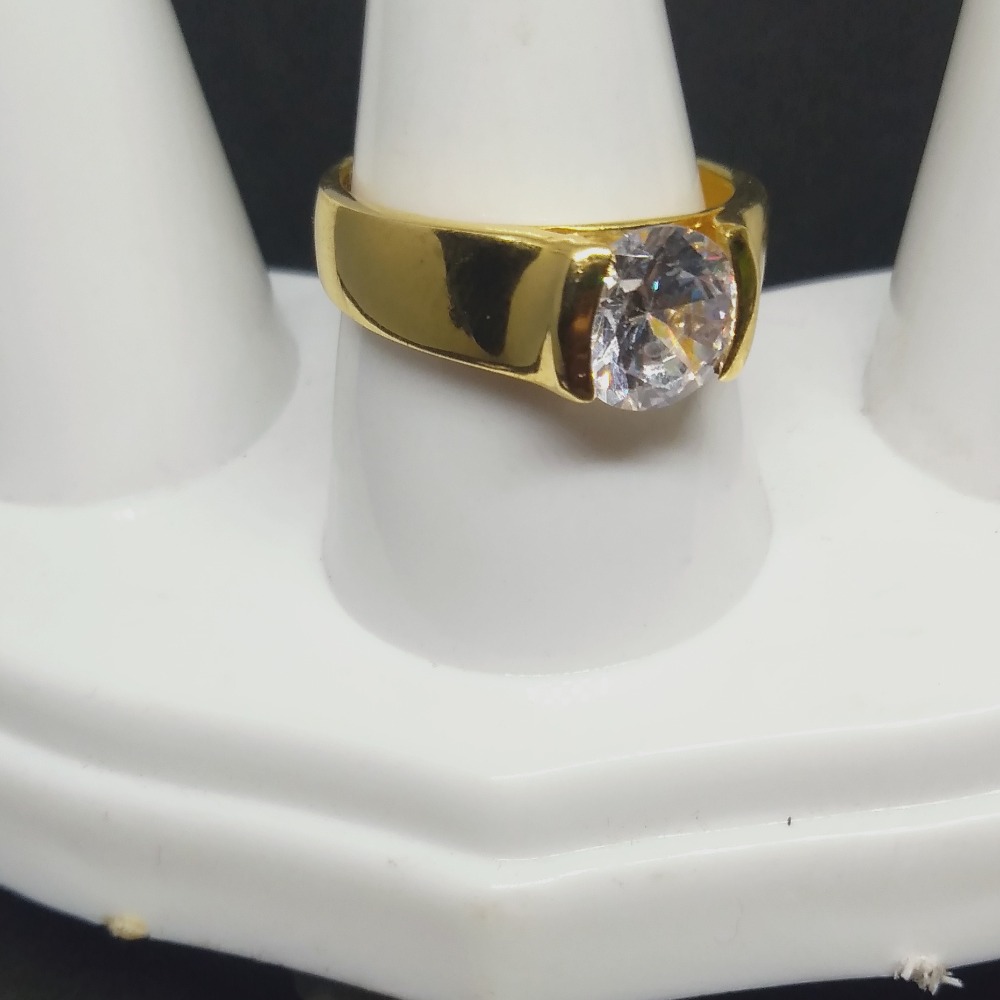 22KT Plain Gold Casual Gents Ring