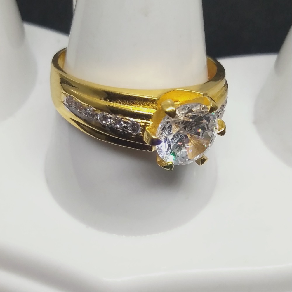 916 Gold Lightweight Gents Ring