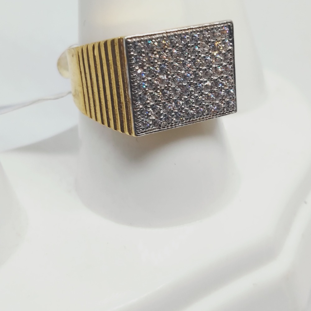 916 Gold Designer Wedding  Gents Ring