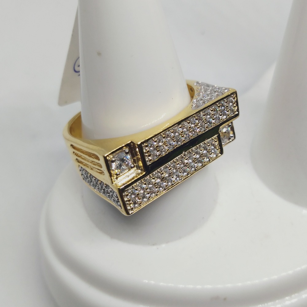 22KT Gold Fancy Diamond Azuki Rings