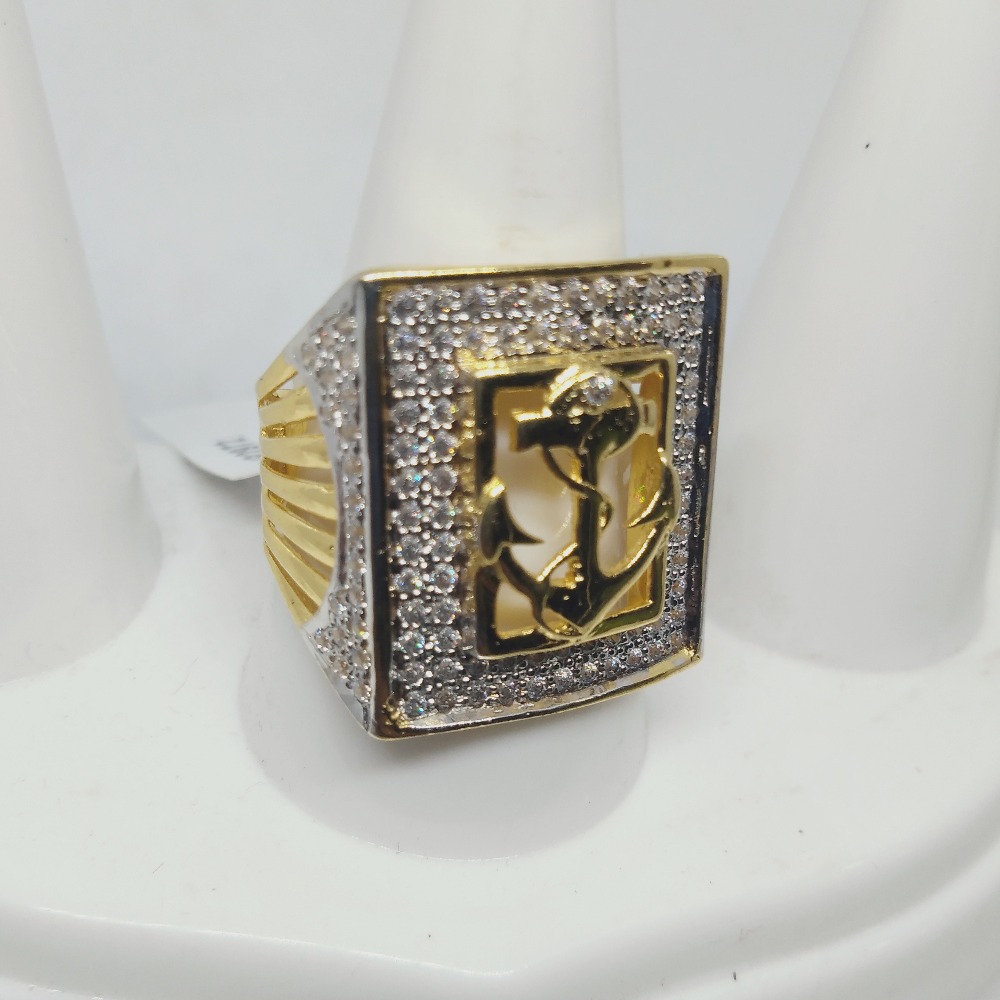 22KT Gold Sailor  Gents Ring