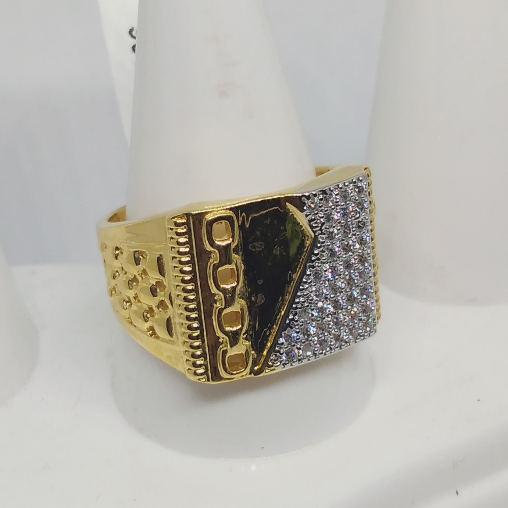 916 Gold Gents  Ring