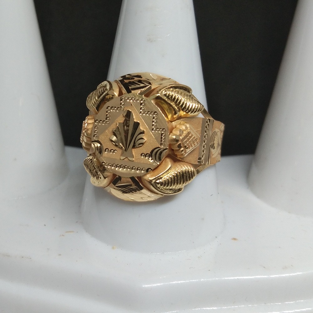 22KT Gold Fancy Daily Wear Najrana Ring