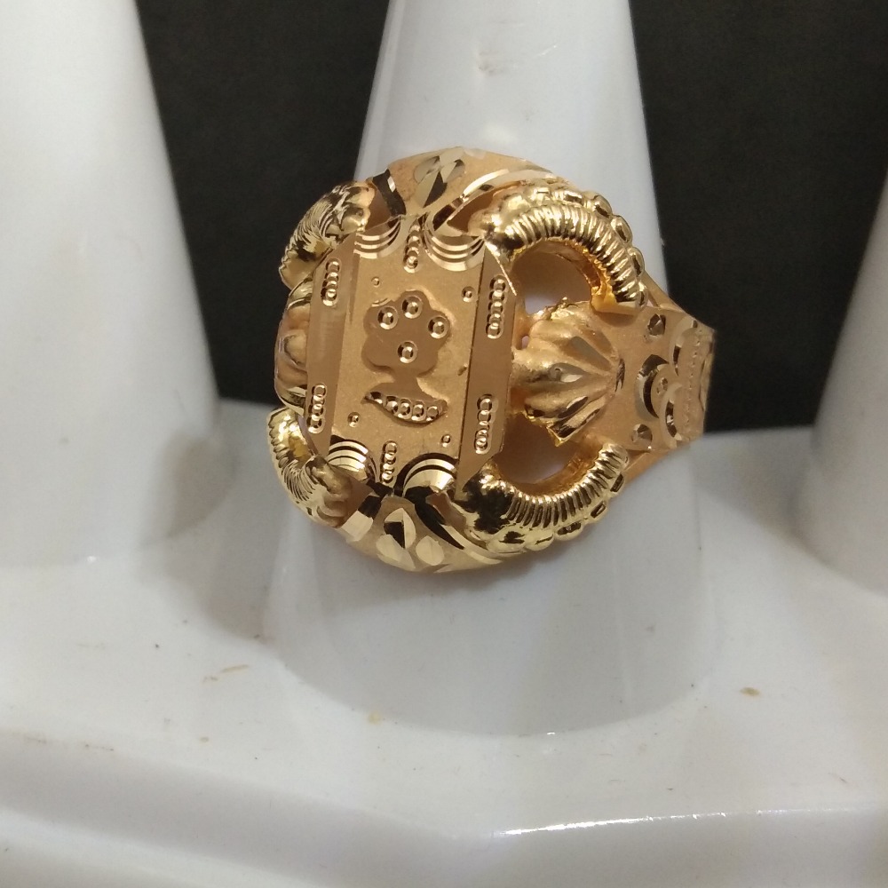916 Gold Casual Wear Najrana Ring