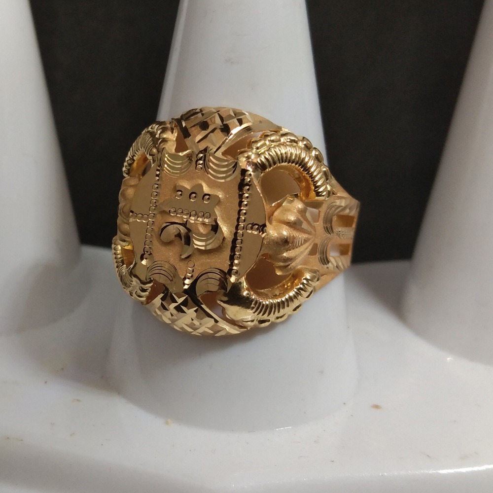 916 Gold Rose Design Najrana ring