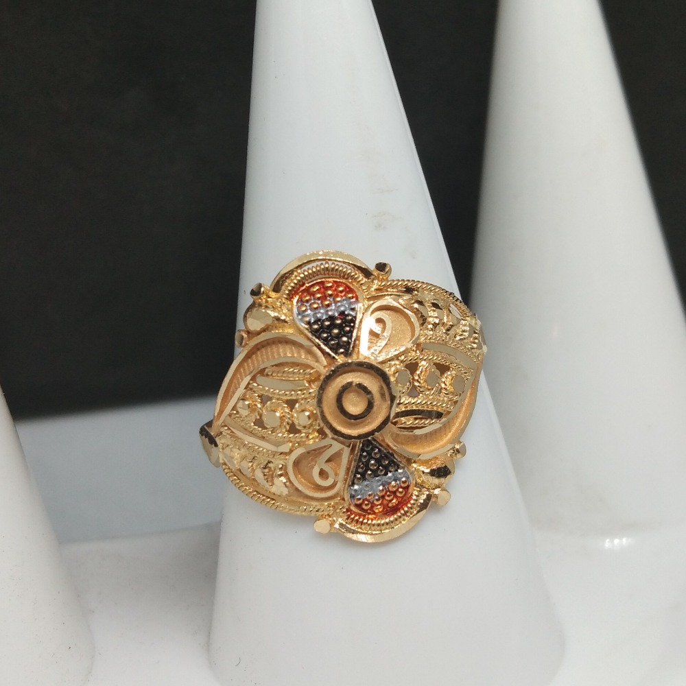 22KT Gold Handmade Ladies Plaster Ring