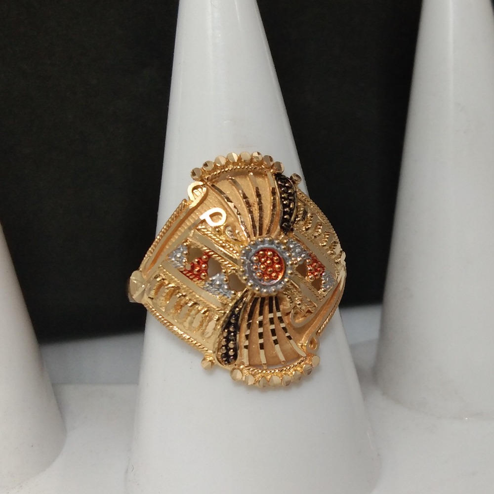 22KT Gold Antique Ladies Plastic Ring