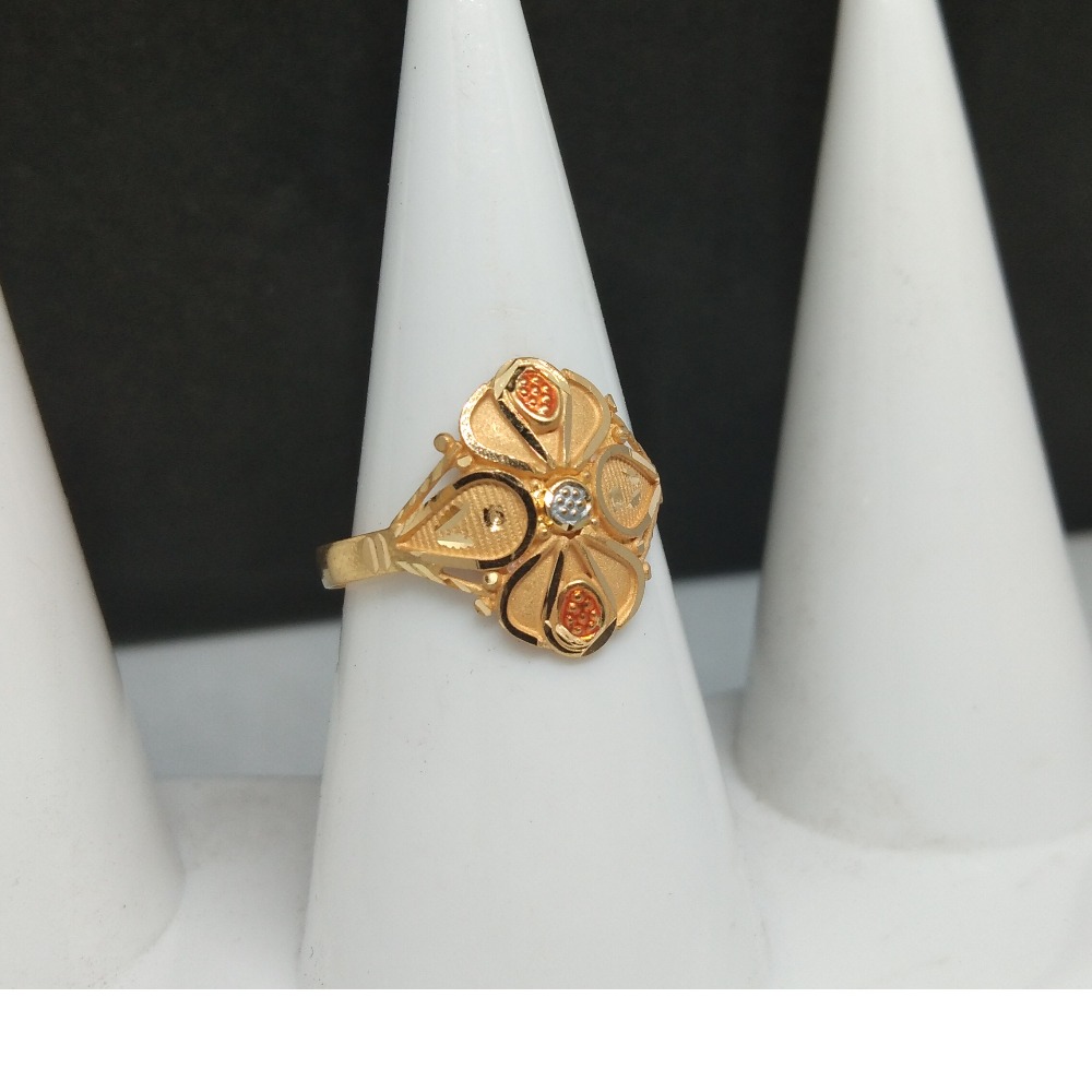 916 Gold Fancy Ladies Plaster Ring