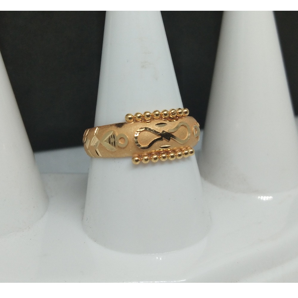 916 Gold Hallmarked Antique Ladies Kada Ring