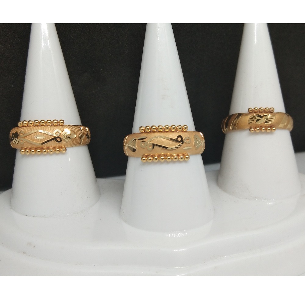22KT Plain Gold Fancy Ring