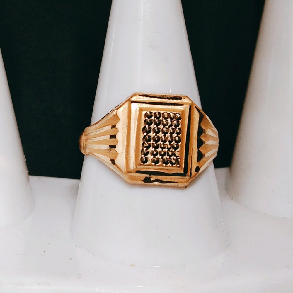 22KT Gold Antique Designer Wedding Gents Ring