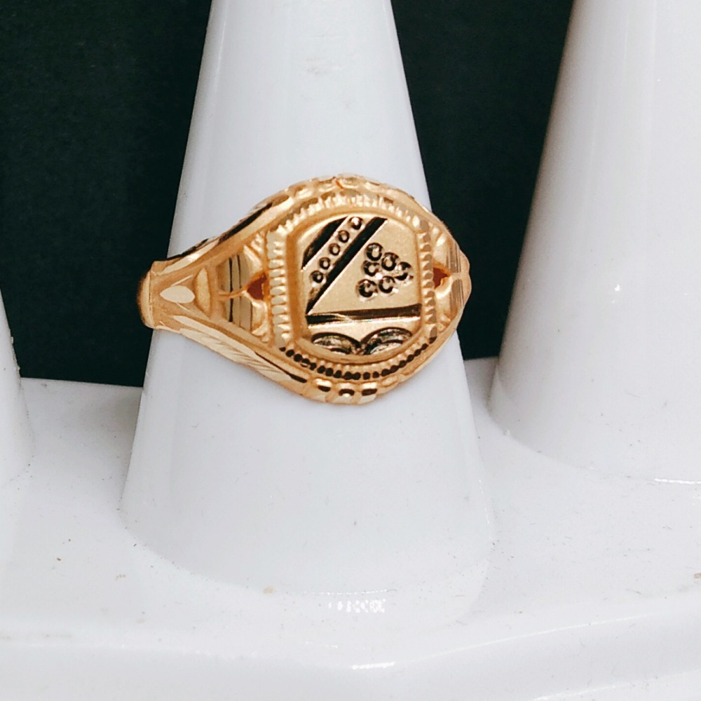916 Gold Classic Design Gents Ring
