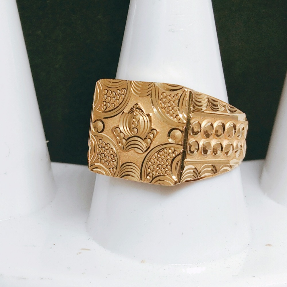 22KT Modern Designer Gents Ring