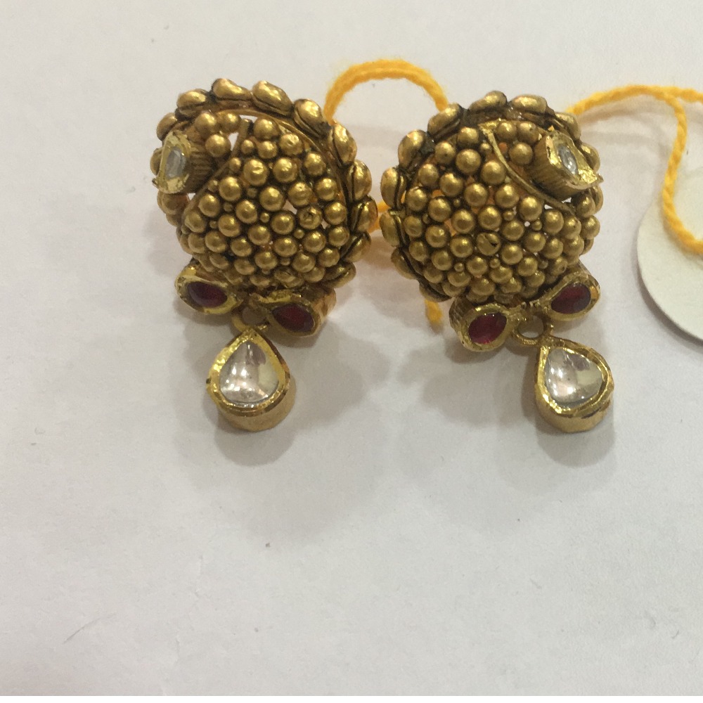916 Gold Antique Earring