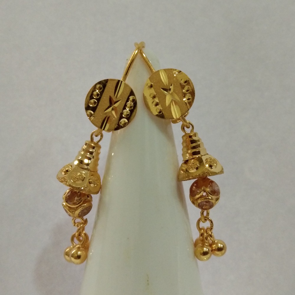 916 Gold Stylish Ladies Earring