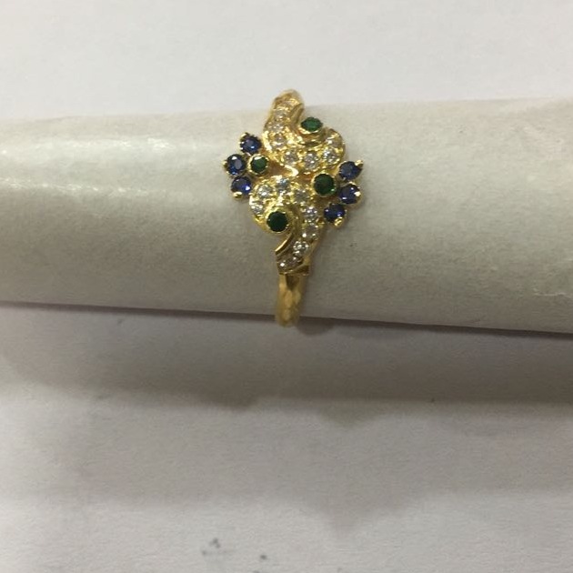 916 Gold Diamond Ring