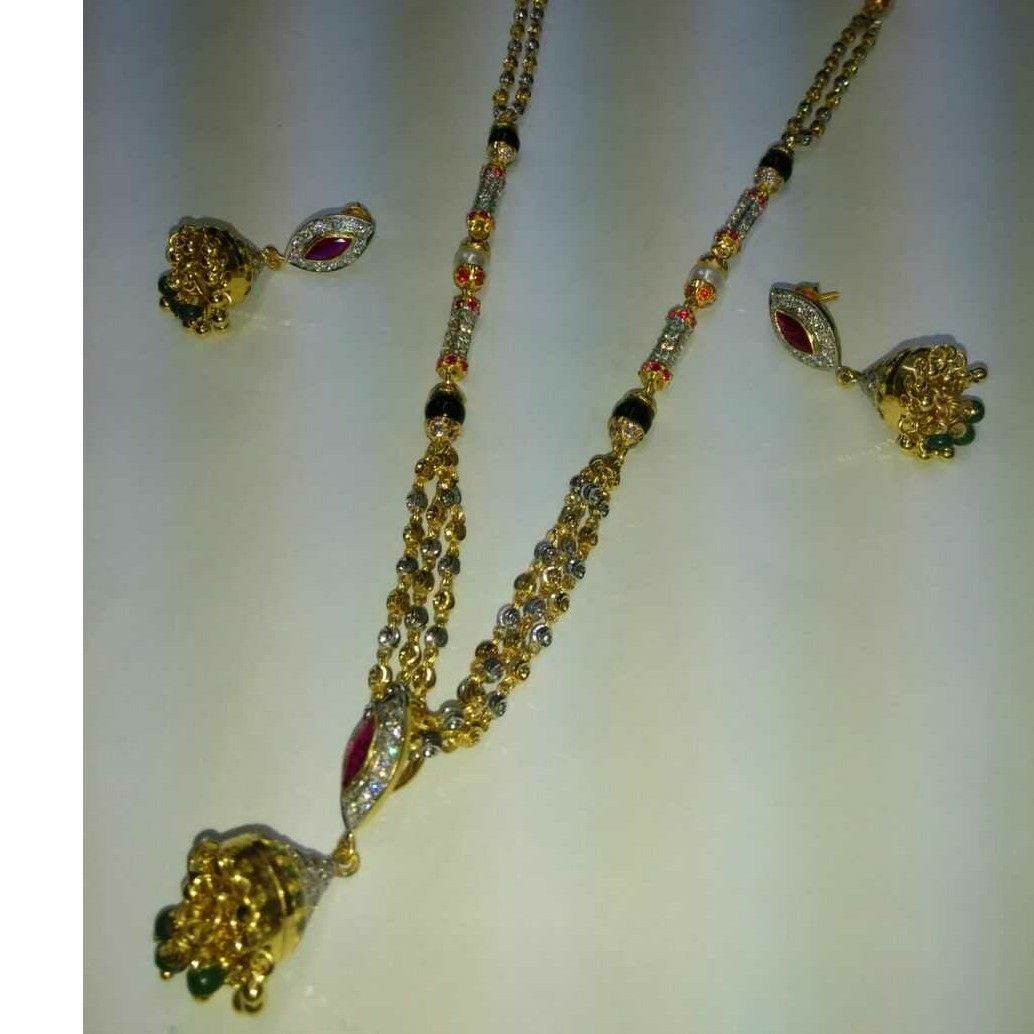 22KT Gold Designer Ladies Necklace Set